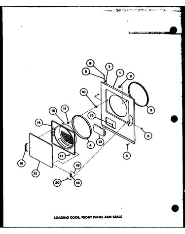 Loading door