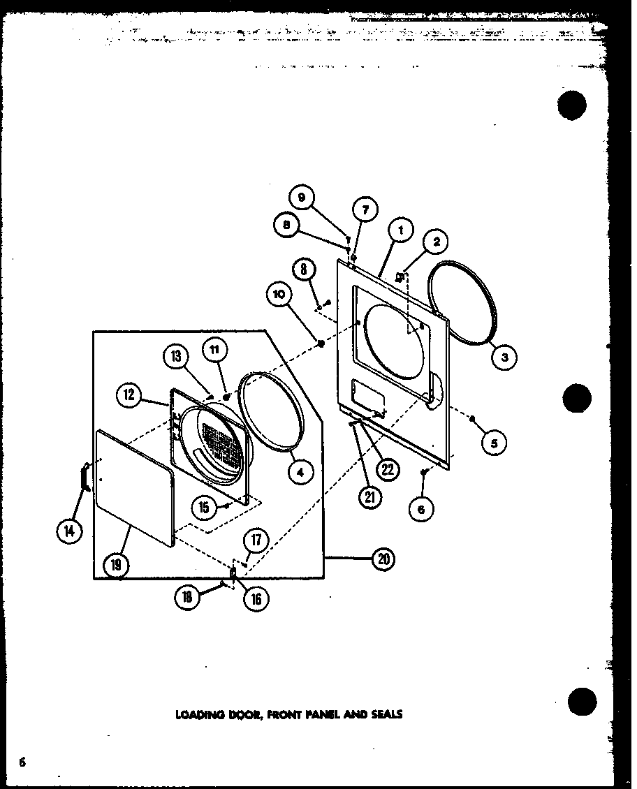 Loading door