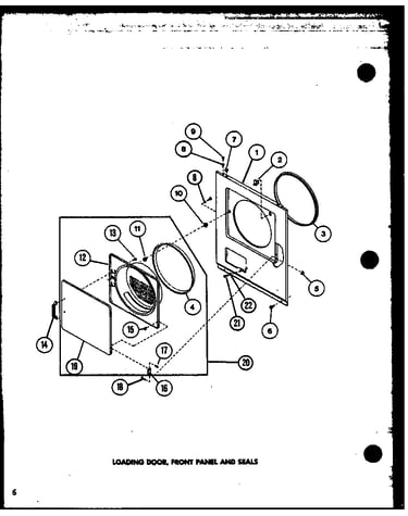 Loading door