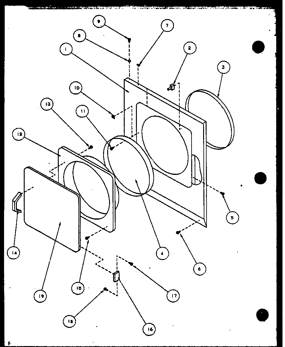 Loading door