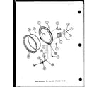 Amana CE3402L/P1118309WL rear bulkhead diagram