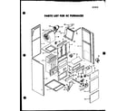 Amana SC-150-B5 parts list diagram
