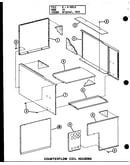 Counterflow coil housing (d54927-16/p54927-16c) (d54927-20/p54927-20c) (d54927-21/p54927-21c) (d54927-24/p54927-24c)