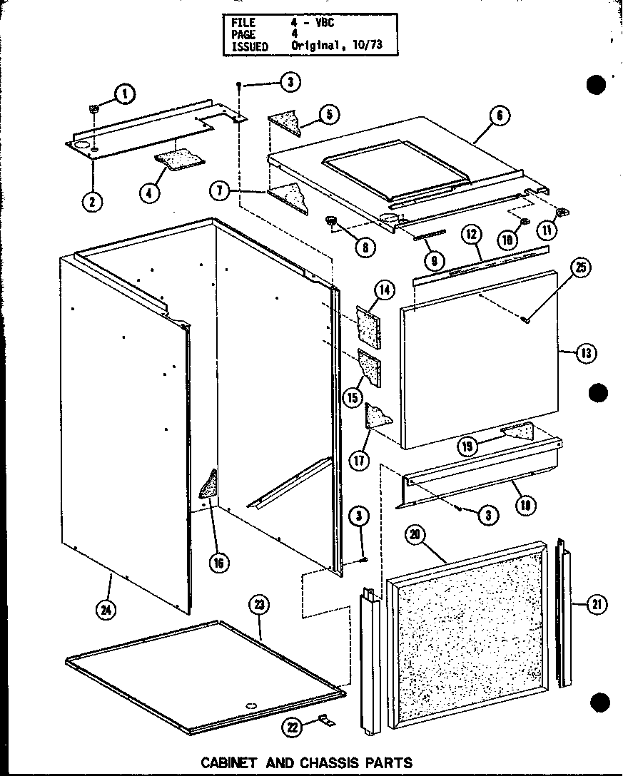 CABINET AND CHASIS PARTS (VBC-18CT-1J/P54878-1C) (VBC-18CT-1J/P54878-7C) (VBC-23CT-1J/P54878-2C) (VBC-23CT-1J/P54878-8C) (VBC-30CT-1J/P54878-3C) (VBC-30CT-1J/P54878-9C) (VBC-35CT-1J/P54878-4C) (VBC-35CT-1J/P54878-10C)