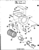 Blower parts (vbc-18ct-1j/p54878-1c) (vbc-18ct-1j/p54878-7c) (vbc-23ct-1j/p54878-2c) (vbc-23ct-1j/p54878-8c) (vbc-30ct-1j/p54878-3c) (vbc-30ct-1j/p54878-9c) (vbc-35ct-1j/p54878-4c) (vbc-35ct-1j/p54878-10c)