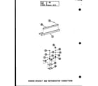 Amana VBC-30CT-1J/P54878-3C hanging bracket and refrigeration connections (vbc-18ct-1j/p54878-1c) (vbc-18ct-1j/p54878-7c) (vbc-23ct-1j/p54878-2c) (vbc-23ct-1j/p54878-8c) (vbc-30ct-1j/p54878-3c) (vbc-30ct-1j/p54878-9c) (vbc-35ct-1j/p54878-4c) (vbc-35ct-1j/p54878-10c) diagram