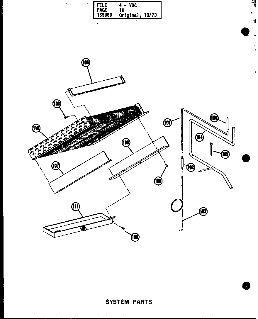 SYSTEM PARTS (VBC-18CT-1J/P54878-1C) (VBC-18CT-1J/P54878-7C) (VBC-23CT-1J/P54878-2C) (VBC-23CT-1J/P54878-8C) (VBC-30CT-1J/P54878-3C) (VBC-30CT-1J/P54878-9C) (VBC-35CT-1J/P54878-4C) (VBC-35CT-1J/P54878-10C)