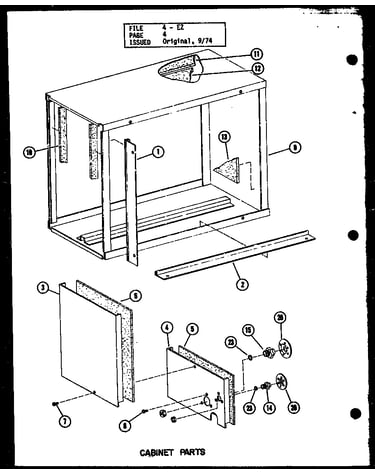Cabinet parts