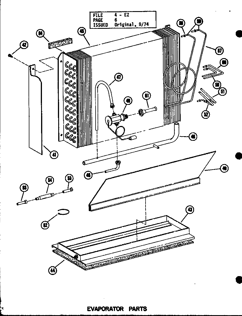 EVAPORATOR PARTS