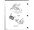 Amana D6777001/P6777001 blower parts (ebcu2410mc/p6752109c) (ebcu3610mc/p6752110c) (ebcu2410md/p6752111c) (ebcu3610md/p6752112c) diagram