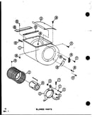 Blower parts (ebcc2400ma/p6752105c) (ebcc3600ma/p6752106c) (ebcc2400ma/p6752113c) (ebcc3600ma/p6752114c) (ebcc4800ma/p6752107c) (ebcc6000ma/p6752108c)