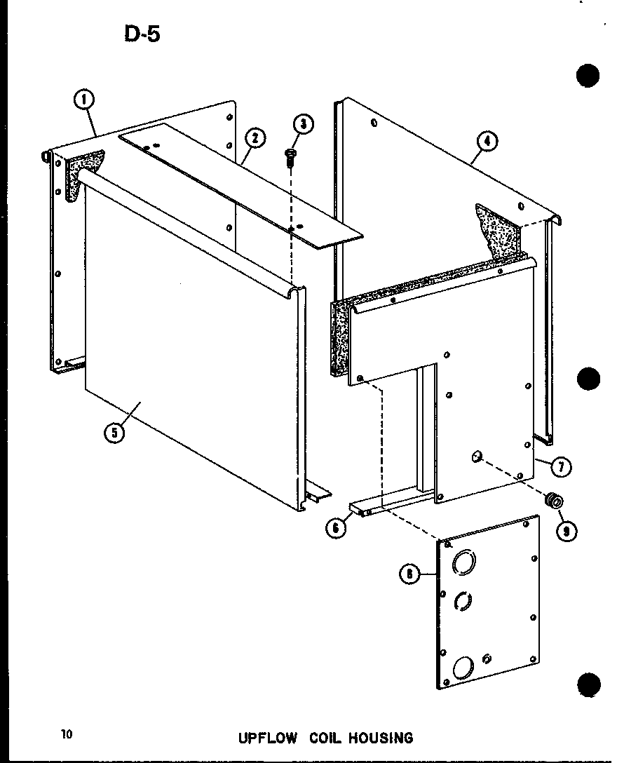 UPFLOW COIL HOUSING (D67635-28/P67635-28C) (D67635-24/P67635-24C) (D67635-20/P67635-20C) (D67635-16/P67635-16C)