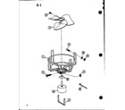Amana RCF24U01A/P68446-3C motor mount diagram