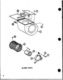 Blower parts (ebcu4810md/p6866501c) (ebcu6010md/p6866502c)