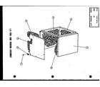 Amana RF4,5/P53802-2C la coil and housing assembly (lah3a/p52799-2c) diagram