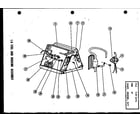 Amana EA58X/P52801-6C la coil and housingassembly (lah3a/p52799-2c) diagram