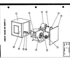 Amana LAH3A/P52799-2C lb blower and housing assembly (lb2,3a/p53798-3c) (lb4,5a/p53798-4c) (lb4,5h/p53798-5c) diagram