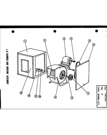Lb blower and housing assembly (lb2,3a/p53798-3c) (lb4,5a/p53798-4c) (lb4,5h/p53798-5c)