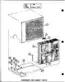 Condenser and cabinet parts