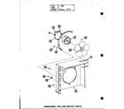 Amana CRH2.5-1/P58094-21C condenser fan and motor parts diagram