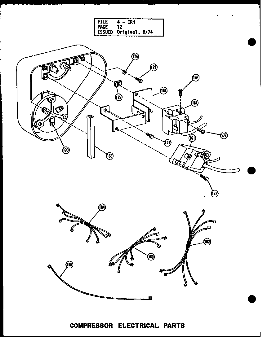 COMPRESSOR ELECTRICAL PARTS (CRH4-1/P58372-27C) (CRH4-1/P58372-41C) (CRH4-3/P58372-29C) (CRH4-3/P58372-42C) (CRH5-1/P58372-28C) (CRH5-1/P58372-43C) (CRH5-3/P58372-30C) (CRH5-3/P58372-44C)