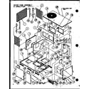 Amana PHK110/P9828201C outer case assembly & insulation (spco24001a/p9999101c) (spco30001a/p9999102c) (spco36001a/p9999103c) (spco36003a/p9999104c) diagram
