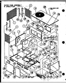 Outer case assembly & insulation (spco24001a/p9999101c) (spco30001a/p9999102c) (spco36001a/p9999103c) (spco36003a/p9999104c)