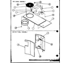 Amana SPCO36001A/P9999103C top cover assembly/heater panel assembly (spco24001a/p9999101c) (spco30001a/p9999102c) (spco36001a/p9999103c) (spco36003a/p9999104c) diagram