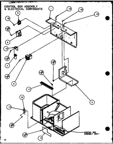 Control box assembly & electrical components (spco24001a/p9999101c) (spco30001a/p9999102c) (spco36001a/p9999103c) (spco36003a/p9999104c)