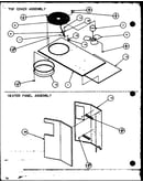 Top cover assembly/heater panel assembly (spco42001a/p9999105c) (spco42003a/p9999106c) (spco48001a/p9999107c) (spco48003a/p9999108c) (spco60001a/p9999109c) (spco60003a/p9999110c)