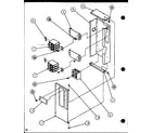 Amana D9836808 breaker box cover-image only diagram