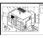Amana E.G.30/80-1 exterior cabinet parts diagram