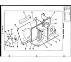 Amana E.G.36/100-1 interior cabinet parts diagram