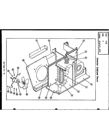Interior cabinet parts