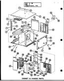 Cabinet & chassis parts (eg2,12-1/p54688-7c) (eg2.5,12-1/p54688-6c) (eg3,12-1/p54688-5c)