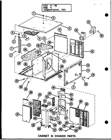 Cabinet & chassis parts (eg2,12-1/p54688-7c) (eg2.5,12-1/p54688-6c) (eg3,12-1/p54688-5c)