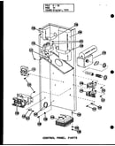 Control panel parts (eg2,12-1/p54688-7c) (eg2.5,12-1/p54688-6c) (eg3,12-1/p54688-5c)