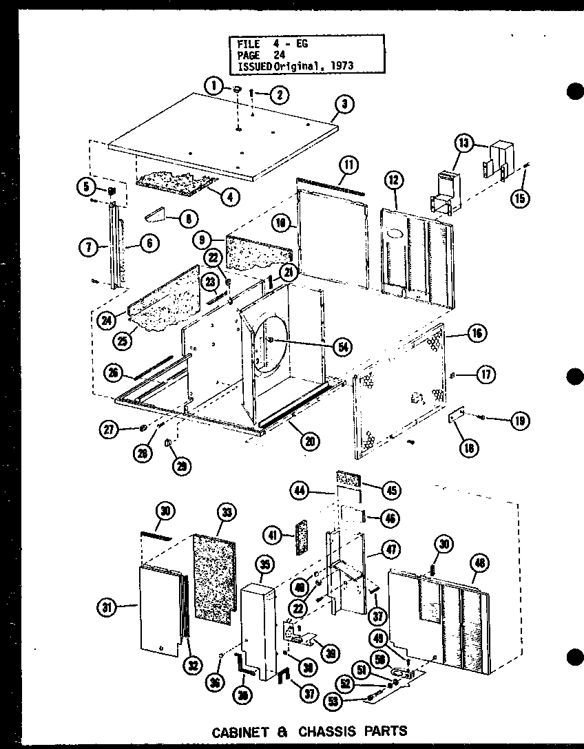 CABINET & CHASSIS PARTS (EG3.5,12-1/P54629-13C) (EG3.5,12-1K/P54629-18C) (EG4,12-1/P54629-14C) (EG4,12-1/P54629-27C) (EG4,12-3/P54629-11C) (EG4,12-3/P54629-28C) (EG5,12-1/P54629-15C) (EG5,12-1/P54629-29C) (EG5,12-3/P54629-12C) (EG5,12-3/P54629-30C)