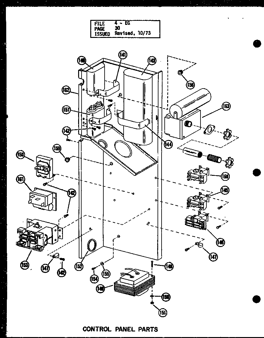 CONTROL PANEL PARTS (EG3.5,12-1/P54629-13C) (EG3.5,12-1K/P54629-18C) (EG4,12-1/P54629-14C) (EG4,12-1/P54629-27C) (EG4,12-3/P54629-11C) (EG4,12-3/P54629-28C) (EG5,12-1/P54629-15C) (EG5,12-1/P54629-29C) (EG5,12-3/P54629-12C) (EG5,12-3/P54629-30C)