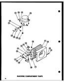 Machine compartment parts