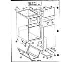 Amana EFL-20122-1A/P96224-11F cabinet parts (efs-0919-1a/p96220-15f) (efs-0929-1a/p96220-16f) (efs-0936-1a/p96220-10f) diagram