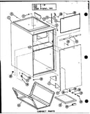Cabinet parts (efs-0919-1a/p96220-15f) (efs-0929-1a/p96220-16f) (efs-0936-1a/p96220-10f)