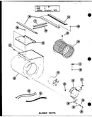 Blower parts (efs-0919-1a/p96220-15f) (efs-0929-1a/p96220-16f) (efs-0936-1a/p96220-10f)