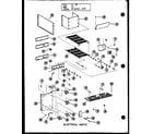 Amana EFS-1436-1A/P96220-20F electrical parts (efl-2070-1a/p96224-23f) (efl-2087-1a/p96224-24f) (efl-20105-1a/p96224-25f) (efl-20122-1a/p96224-26f) diagram