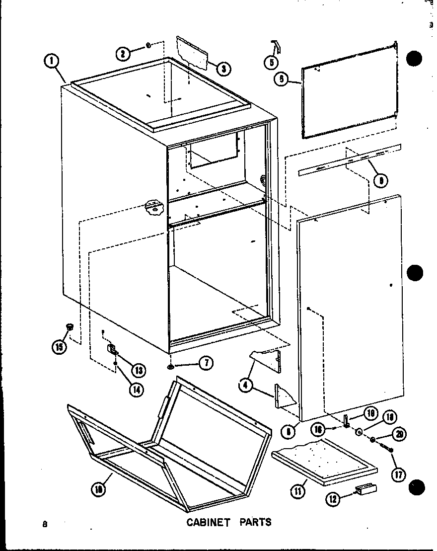 Cabinet parts (efs-0919-1a/p96220-27f) (efs-0929-1a/p96220-28f) (efs-0936-1a/p96220-29f) (efs-1436-1a/p96220-23f) (efs-1453-1a/p96220-24f) (efs-1470-1a/p96220-25f) (efs-1487-1a/p96220-26f)