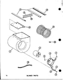 Blower parts (efs-0919-1a/p96220-27f) (efs-0929-1a/p96220-28f) (efs-0936-1a/p96220-29f) (efs-1436-1a/p96220-23f) (efs-1453-1a/p96220-24f) (efs-1470-1a/p96220-25f) (efs-1487-1a/p96220-26f)