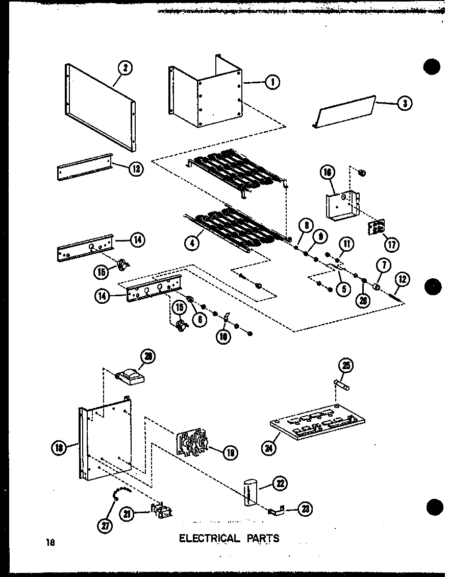 Electrical parts (efl-2070-1a/p96224-27f) (efl-2087-1a/p96224-28f) (efl-20105-1a/p96224-29f) (efl-20122-1a/p96224-30f)