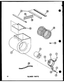 Blower parts (efs-1436-1a/p96450-1f) (efs-1453-1a/p96450-2f) (efs-1470-1a/p96450-3f) (efs-1487-1a/p96450-4f)