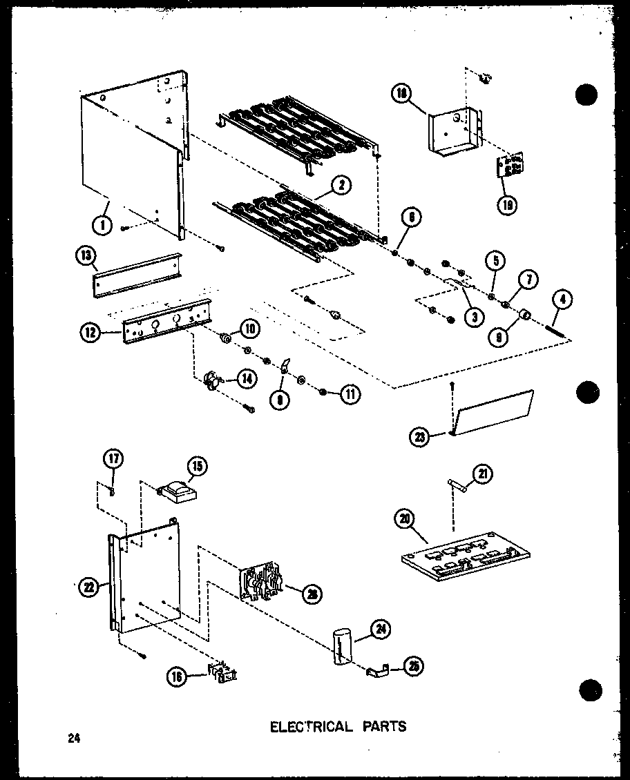 Electrical parts (efs-1436-1a/p96450-1f) (efs-1453-1a/p96450-2f) (efs-1470-1a/p96450-3f) (efs-1487-1a/p96450-4f)