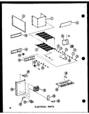 Electrical parts (efl-2070-1a/p96450-5f) (efl-2087-1a/p96450-6f) (efl-20105-1a/p96450-7f) (efl-20122-1a/p96450-8f)